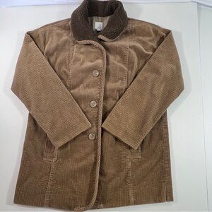J. Jill Heritage Tumbled Cord Womens Coat size S